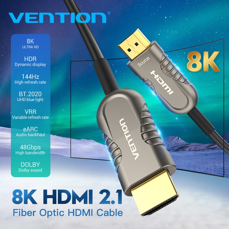 Vention-HDMI 2.1 ̺ 8k 48Gbps  HDMI ̺..